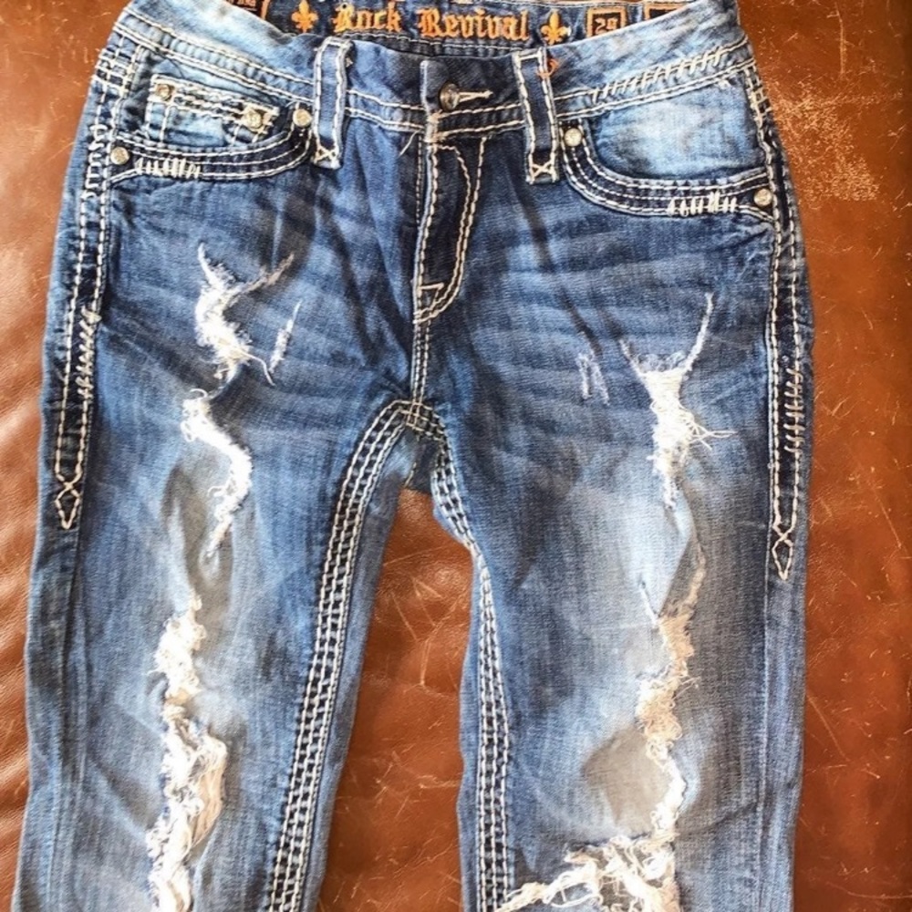 Rock Revival Skinny Crop/Capri jeans